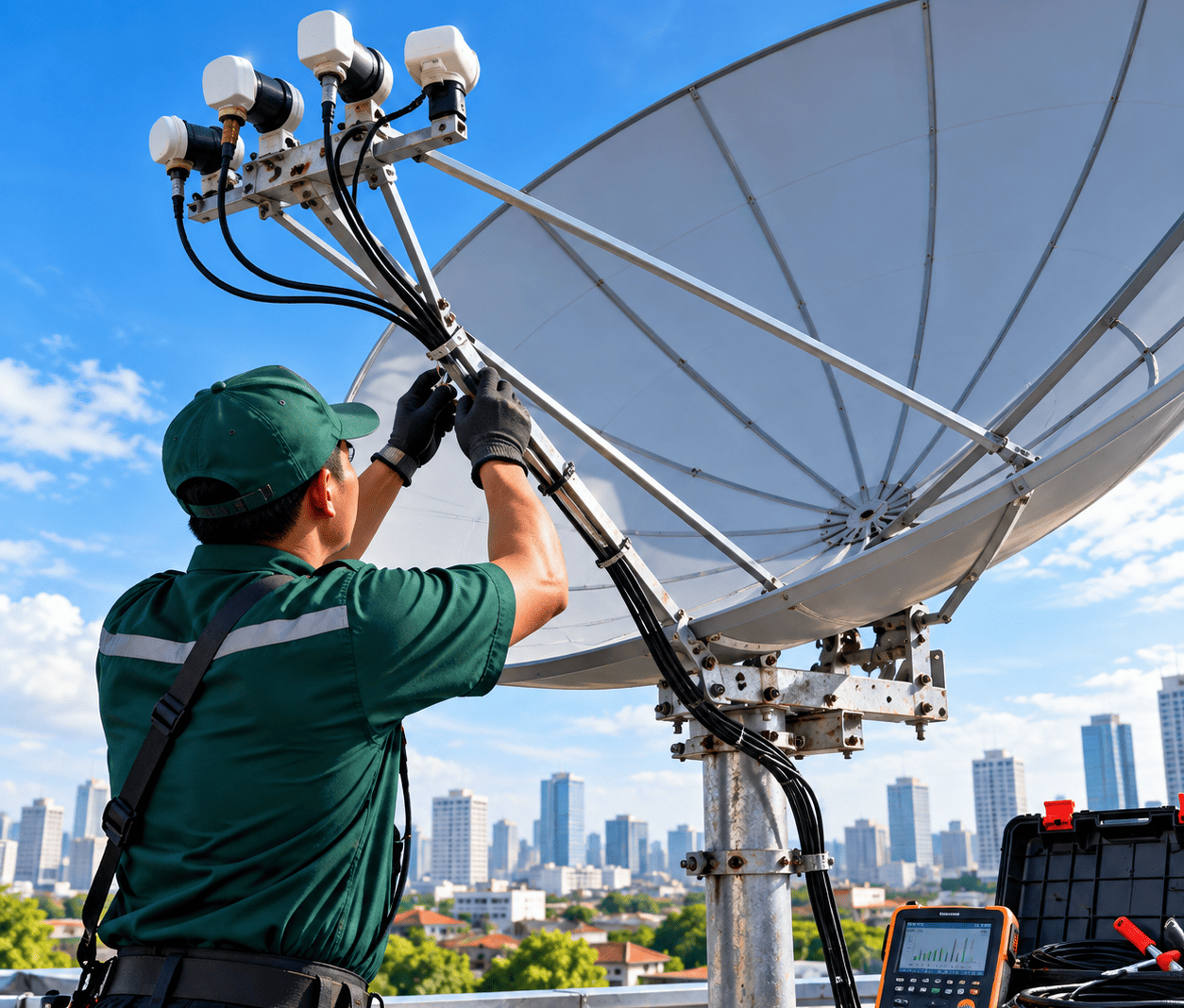 Service dan Tracking Signal Parabola Besar